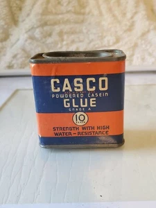 Pegamento de caseína en polvo casco de hojalata vintage 1,5 oz SIN ABRIR - Imagen 1 de 6