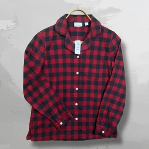 NUEVO CON ETIQUETAS LL Bean Buffalo Pijama Top Franela Algodón Cuadros Talla XS Mujer Camisa de Noche - Imagen 1 de 6