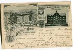 Cartolina Hiltrup, casa della missione, presso Münster, Telgte, invio 1903 - Foto 1 di 2