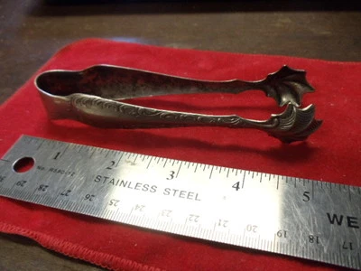 ВИНТАЖНЫЕ ЩИПЦЫ ДЛЯ САХАРА US SILVER CO.  - Изображение 1 из 2