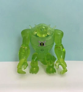 Rare Ben 10 Ten Clear Green Transparent Ultimate Humungosaur Figure Bandai G#30 - Picture 1 of 5