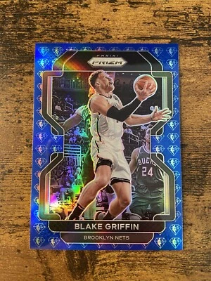 2021-22 Panini Prizm #178 Blake Griffin 75th Anniversary Diamond Blue Prizm SP - Image 1 of 2
