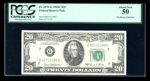 DBR 1969-C $20 FRN Chicago Fr. 2070-G PCGS AU-50 Serial G02731180C - Picture 1 of 2