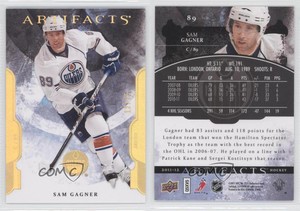 2011-12 Upper Deck Artifacts Gold Spectrum /25 Sam Gagner #89