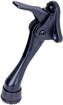 Türstopper, One-Touch halbautomatisch Metall 4 Zoll x 1er Pack, schwarz  - Bild 1 von 4