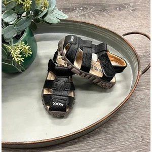 Black Boutique Sandals Toddler Size 10 New - Picture 1 of 2