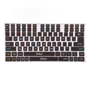 2 Pcs Keyboard Stickers Pvc Decorative General Desktop Computer Keycaps St - Picture 1 of 22