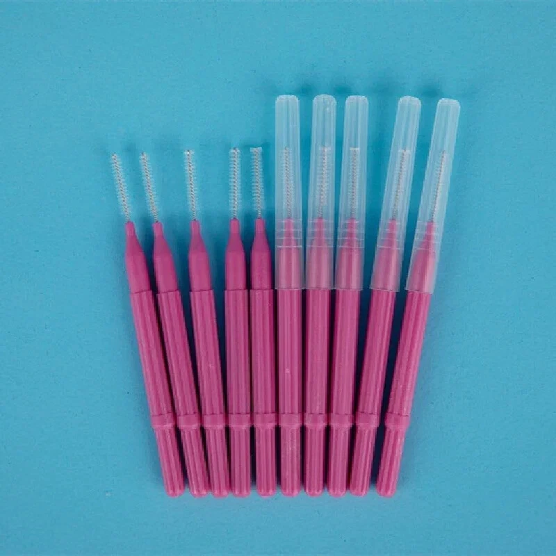10/100Pcs Interdental Brush Teeth Health Care Orthodontic Dental Tooth BrushTool - Image 1 of 4