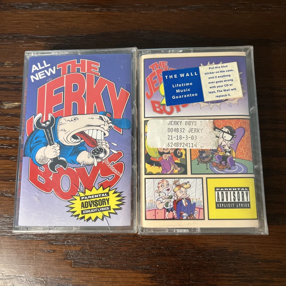 The Jerky Boys & Jerky Boys 2 Cassettes 1993 1994 Select Records NEW SEALED RARE - Image 1 of 4