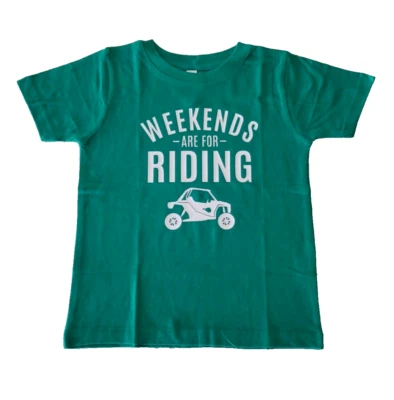 Kids Weekends are for Riding SxS Shirt, Size Toddler 3T, Side by Side UTV Riding - Image 1 of 4