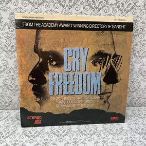 Cry Freedom “true Story” Laserdisc Movie Digital Sound Extended play MCA Video - Picture 1 of 12