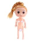 PVC Girls Doll Body Mini Cute Naked Body Solid Nude Dolls Toy for Birthday Party