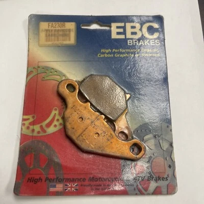 EBc FA230R Series Long Life Sintered Brake Pads Kawasaki KLX125L Suzuki DR-Z125L - Image 1 of 2