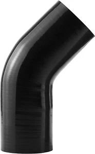 45 Degree Elbow ID: 2.5" (63Mm) 4-Ply 5Mm Thickness High Performance Silicone Ho - Picture 1 of 12