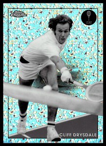 CLIFF DRYSDALE 2021 Topps Chrome Tennis BLACK & WHITE MINI DIAMOND #20