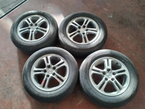 N.4 CERCHI LEGA HONDA CRV 2005 5 FORI 16" 6,5JJx16 ET50 - 215 65 R16 98H M+S - Imagen 1 de 19