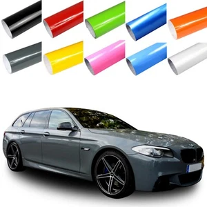 (9,8€/m²) Premium Glanz Hochglanz Autofolie Gloss Luftkanal Folie 152cm Breite - Bild 1 von 21