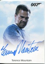 James Bond Archives 2014 Autograph Terence Mountain in OHMSS