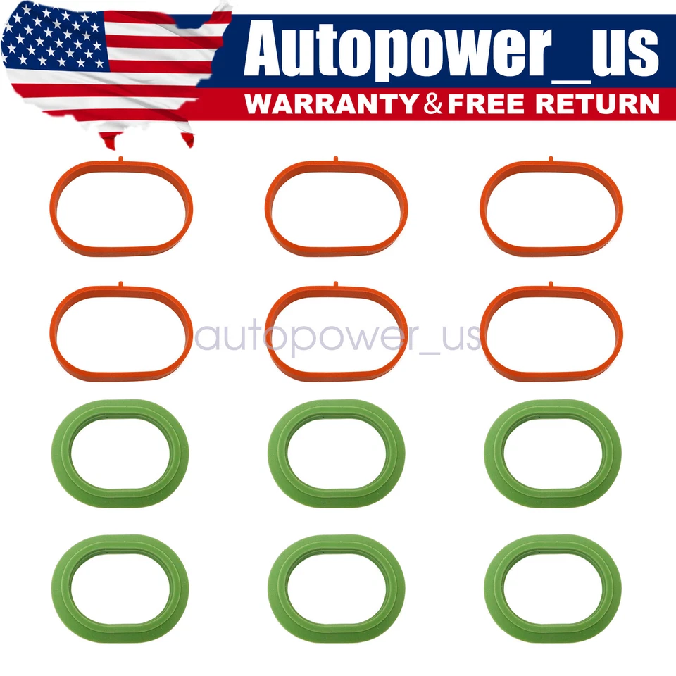 Juego de juntas de colector de admisión de 3,5 L para Mercedes-Benz E350 C350 C300 E400 2012-2018 Foto 1 de 4