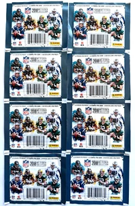 40 PANINI NFL 2018 STICKERS (8 PACKETS OF FIVE STICKERS) PATRIOTS EAGLES RAMS - Picture 1 of 3