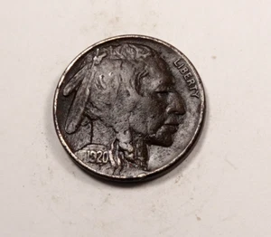 1920 Buffalo Nickel *Almost Uncirculated AU * XB314 - Picture 1 of 2