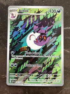 Pokemon Temporal Forces - ARBOK - ILLUSTRATION RARE - 176/162 - NM - Picture 1 of 3