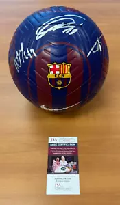 Aitana Alexia Putellas Salma Paralluelo FC Barcelona Autographed Ball JSA COA - Picture 1 of 5