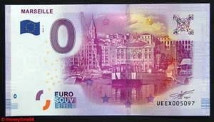 Billet touristique zero €uro, MARSEILLE, 2016, neuf - Foto 1 di 2