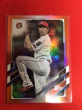 Daichi Ohsera 2021 Topps Nippon NPB Orange Holo Foil SP /25