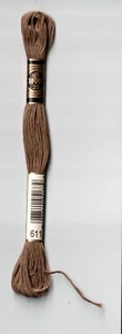 STRANDED COTTON DMC - Drab Brown - 100% cotton - 8 mtrs - 117.0611 - 7363 - Picture 1 of 1