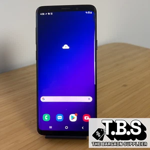 Samsung Galaxy S9+ - 64GB/6GB RAM - Midnight Black - Unlocked - Damaged - Picture 1 of 18