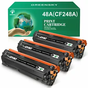 3x Black CF248A 48A Toner Cartridge For HP LaserJet Pro M16A M28W M28A M29W M15A - Picture 1 of 6