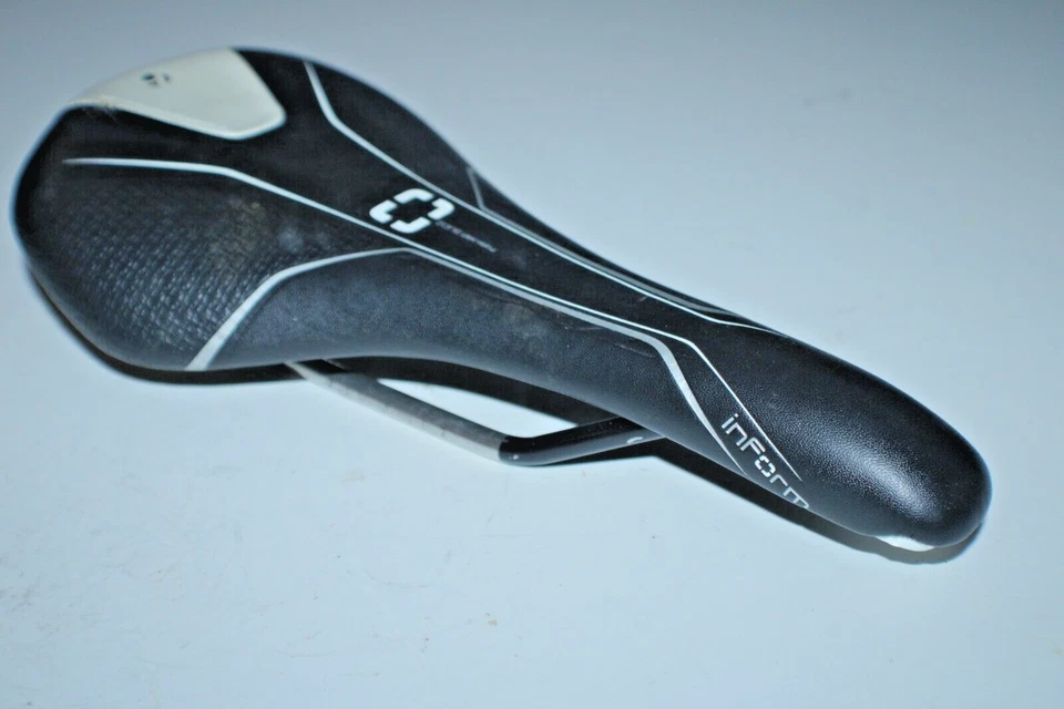 Sillín de bicicleta de carretera Bontrager Inform de colección 265/130 mm zona negra densidad envío EE. UU. Foto 1 de 4