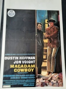 MIDNIGHT COW-BOY - MACADAM COW-BOY DUSTIN HOFFMAN ORIGINAL BELGIAN MOVIE POSTER - Picture 1 of 1