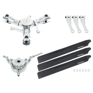 MH CNC Triple Carbon Fiber Blades Conversion Set - OMP Hobby M2 V1 / V2 / EXP - Picture 1 of 1