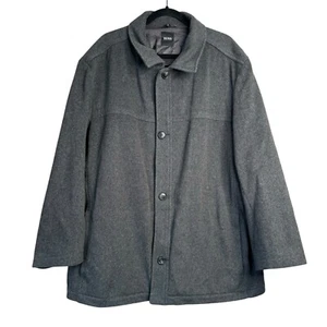 Boss By Hugo Boss Chester Wool Cashmere Coat Mens 46R Gray Jacket - Picture 1 of 9