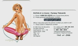 Olivia - phone card - Lui I - Picture 1 of 1