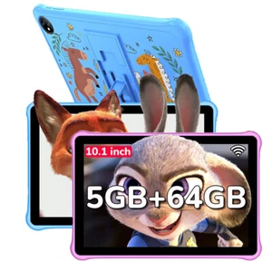 Blackview TabA7 Kids WiFi Kinder Tablet 10 Zoll 5GB+64GB 6580mAh PC Android 12 - Afbeelding 1 van 23