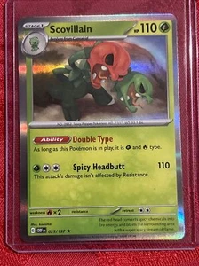 Pokémon TCG Scovillain SV03: Obsidian Flames 025/197 Holo Rare - Picture 1 of 7