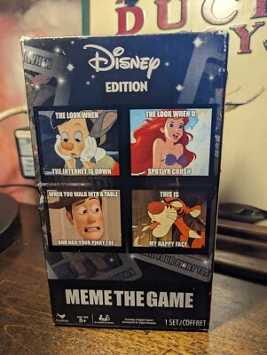 MEME THE GAME ~ Disney Edition by Cardinal SEALED Family Game (Age 8+) 1 Set - Image 1 of 4