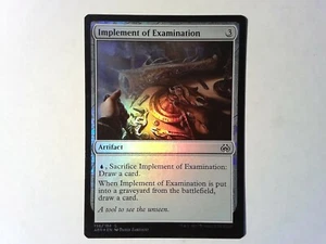 Foil Implement of Examination Aether Revolt Magic the Gathering mtg Artifact - Picture 1 of 1