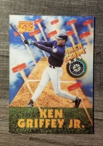 1995 PINNACLE SPORT FLIX KEN GRIFFEY JR. HAMMER TEAM CARD #HT1 SEATTLE MARINERS