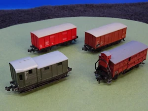 Minitrix / Arnold Güterwagen 4 Stück Gebraucht 1:160 NB101 - Bild 1 von 3