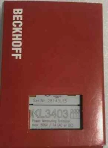 New BECKHOFF KL3403 KL3403 PLC Module KL3403 KL3403 - Picture 1 of 3