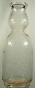 ALBERT LEA CO-OP CREAMERY ASSN ALBERT LEA MN CREAM TOP MILK BOTTLE - Picture 1 of 5