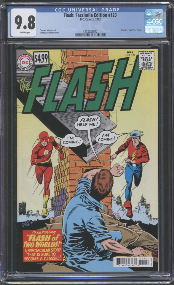 The Flash 123 (Facsimile Edition) (DC Comics April 2020)
