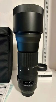 Lente teleobjetivo contemporánea Sigma 150-600 mm F/5-6,3 DG OS HSM para montura F Nikon Foto 1 de 2