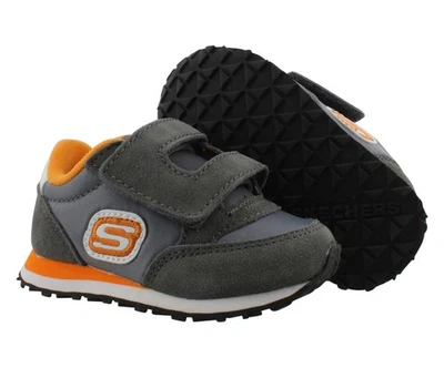 Skechers Retro Sneaks - Uvox Bebé Niños Zapatos Talla 8, Color: Gris Foto 1 de 4