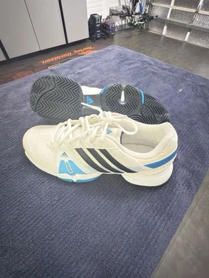 ZAPATOS TENIS ADIDAS BARRICADE TEAM 3 BLANCO/SOMBRA NOCHE TALLA 10 EE. UU. Foto 1 de 4