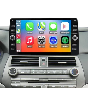 10.1" 4G LTE QLED 8 Core Wireless Carplay Stereo for 2008-2012 Honda Accord - Picture 1 of 6